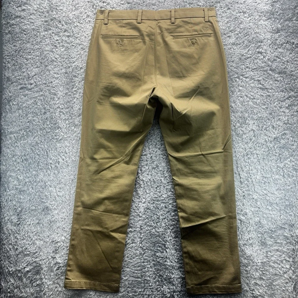 Dockers Men's Comfort Khaki Flex Comfort Pants Relaxed Flat Front 34 X 32
